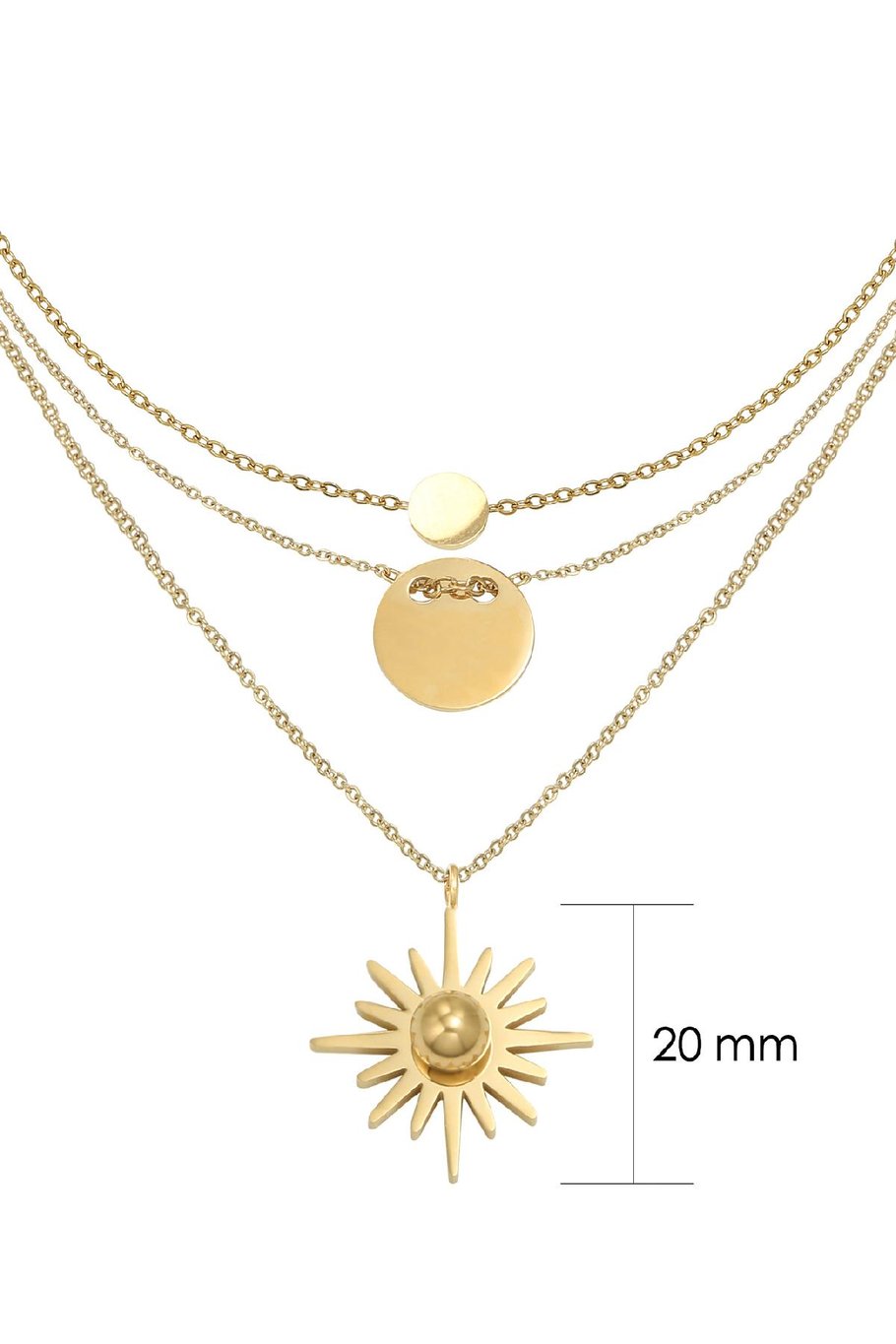 Ketting So Delicate Goud kleur Stainless Steel Afbeelding2